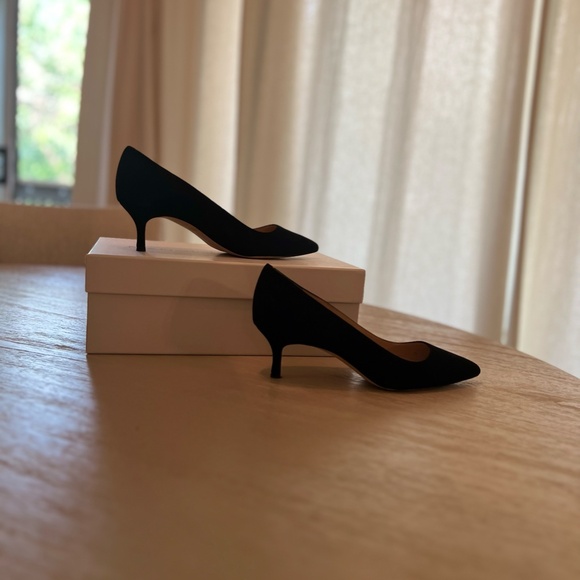 Manolo Blanik BB Black Suede Pumps - size 6/36 50mm heel - Picture 4 of 6